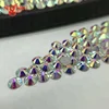 Offering High quality Flat back glass Rhinestones non hot fix ss6 Crystal ab color
