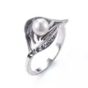 HFM0158 Cool Stainless Steel Women Rings Setting With CZ Stone