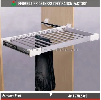 Pull Out Trousers Rack Extending Storage Pants Sliding Trouser Pull Out Trousers Rack Extending Storage Pants Sliding Trouser