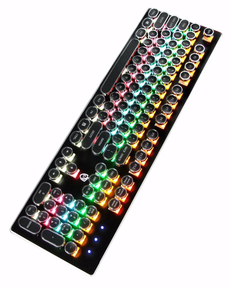 Professional Ergonomics Design With Led Backlit Light RGB Gaming Mechanical Keyboard