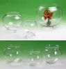 High Quality Desktop Multi-shaped Clear Mini / Large Glass Fish Bowl