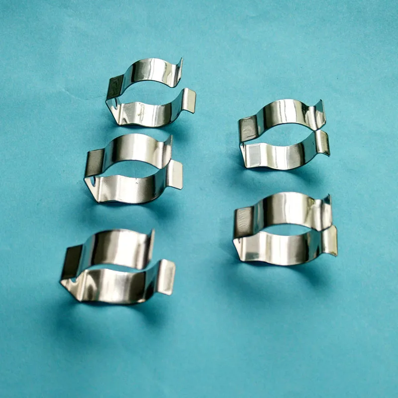 Fluorescent Lighting Tube Fixture Stainless Steel Lamp Spring U Clips