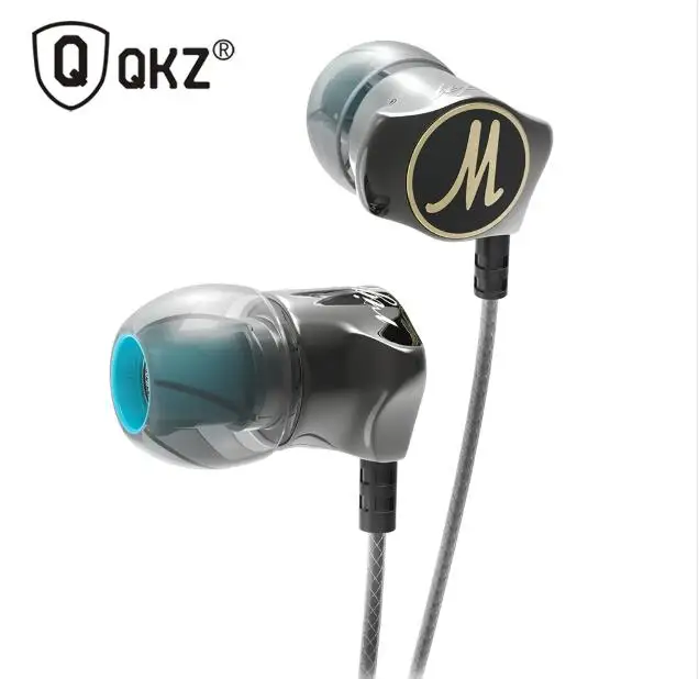 

Free Shippment QKZ DM7 Earphone Special Edition Gold Plated Housing Headset Noise Isolating HD HiFi 3.5MM Wired Earphone