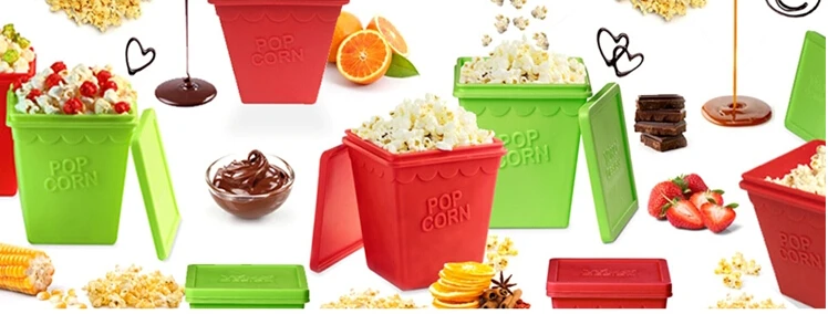 Silicone Magic Popcorn Maker Party Boxes Popcorn Bucket