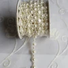 Wholesale 10 Yard/Roll Ivory Vintage Pearl Beaded Lace Bridal Wedding Trim Ribbon For Wedding Party Decoration
