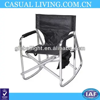 Folding Camping Picnic Rocking Director Chair 1205black Folding Camping Picnic Rocking Director Chair 1205black