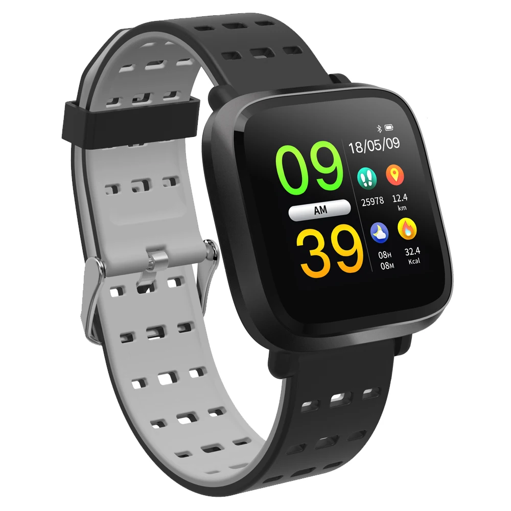 

China manufacture sports smart watch heart rate monitor Smartwatch android and IOS IP67 waterproof monitoring blood pressure