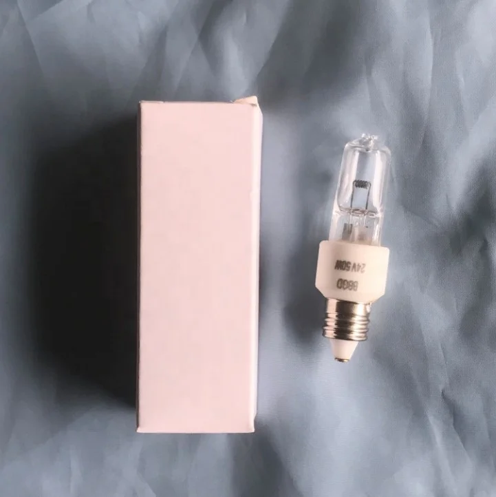 24V50W E11 mini candelabra halogen lamp JD 24V 50W shadowless operation room surgical lights ceramic base bulb