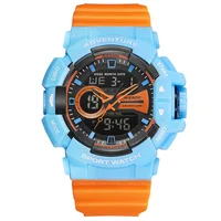 

China wristwatch manufacturer Weide digital relojes hombre custom logo pu band digital men wrist watches