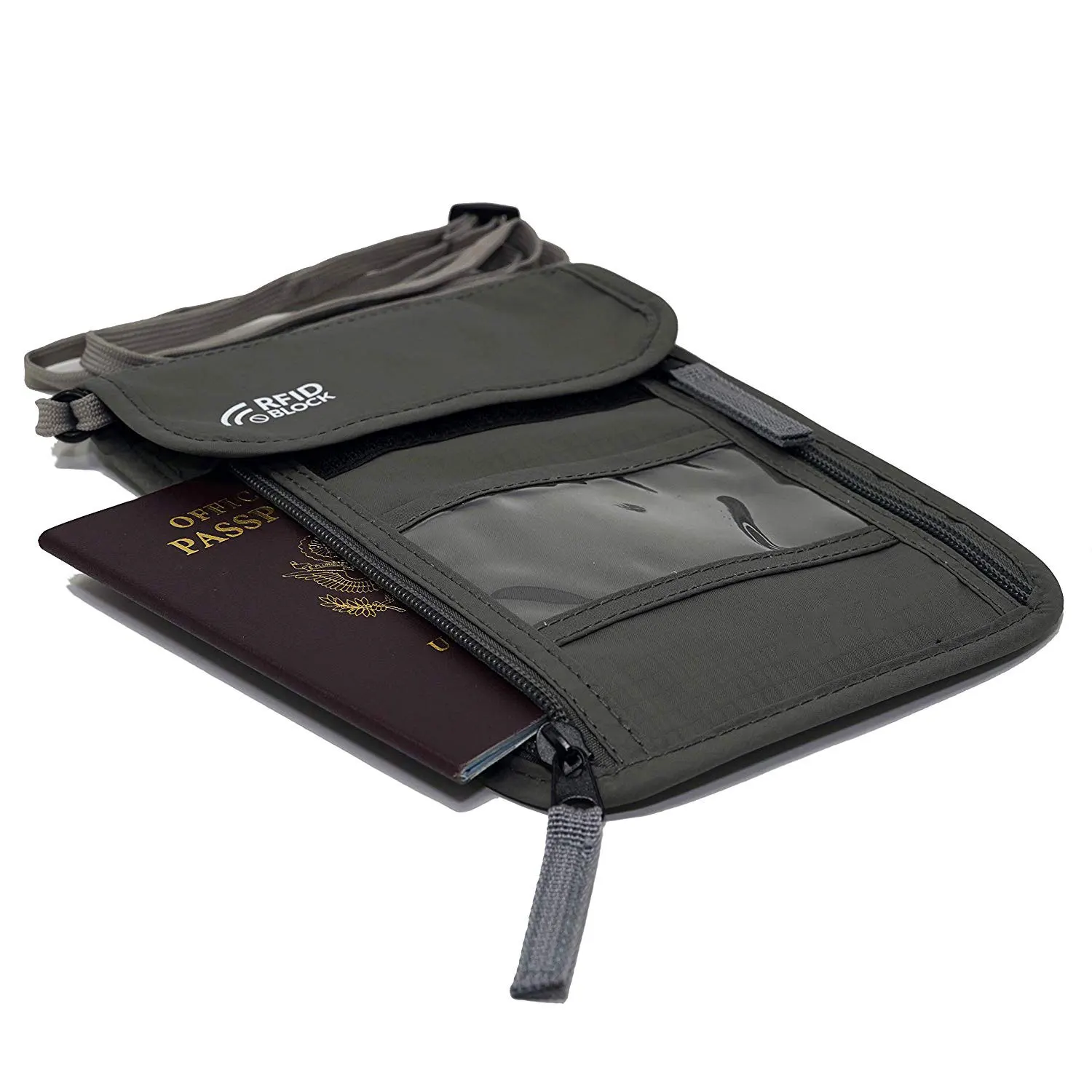 Custom Design Lightweight Waterproof Rfid Blocking Bag Passport Holder