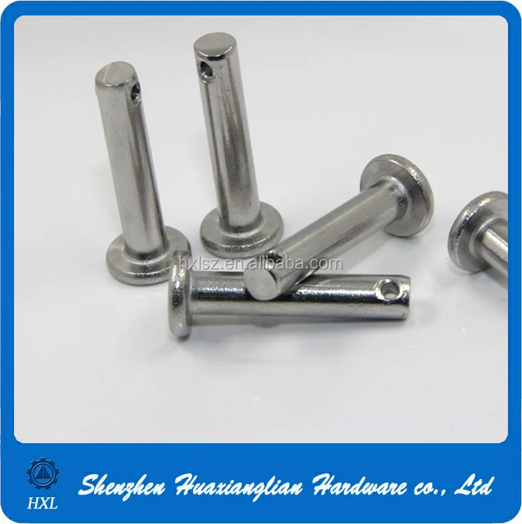 Din1440 Din 1440 Iso 8738 Flat Head Clevis Pins Buy Clevis Pin With Hole Din 1444 Bclevis 