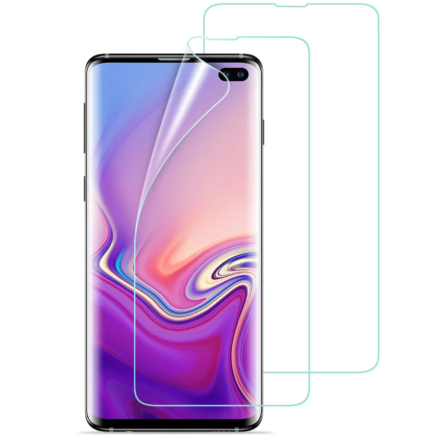 

ESR 3D Full Coverage 3 Pack Fingerprint Unlocking Supported Perfect Match for screen protector for S10 plus, N/a