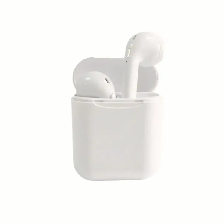 

Free Shipping I11tws White Box Button Smartphone Stereo Headset Headphone With Mic