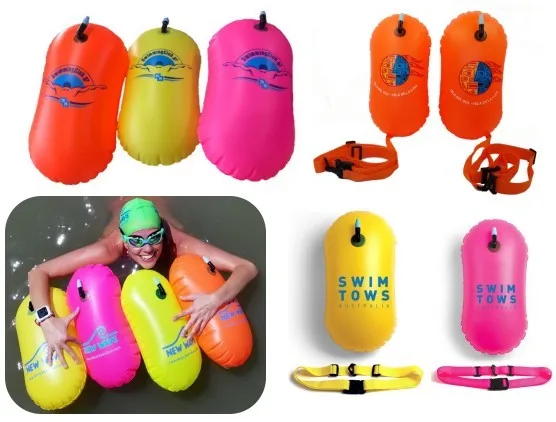 2 Stück Schwimmbojen Set - Wasserdichte Sicherheitsbojen Open Water