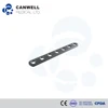 Mini Titanium tubular bone plate Orthopedic Implants straight plates material for osteosynthesis