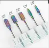 Tungsten Carbide Nail Drill Bit 3 / 32 " Foot Cuticle Clean Burr Bits for Nail drill machine pedicure manicure