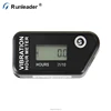 Runleader Digital Waterproof Wireless Vibration Hour Meter For Motocross Mower Chainsaw Ramming Machine Bulldozer