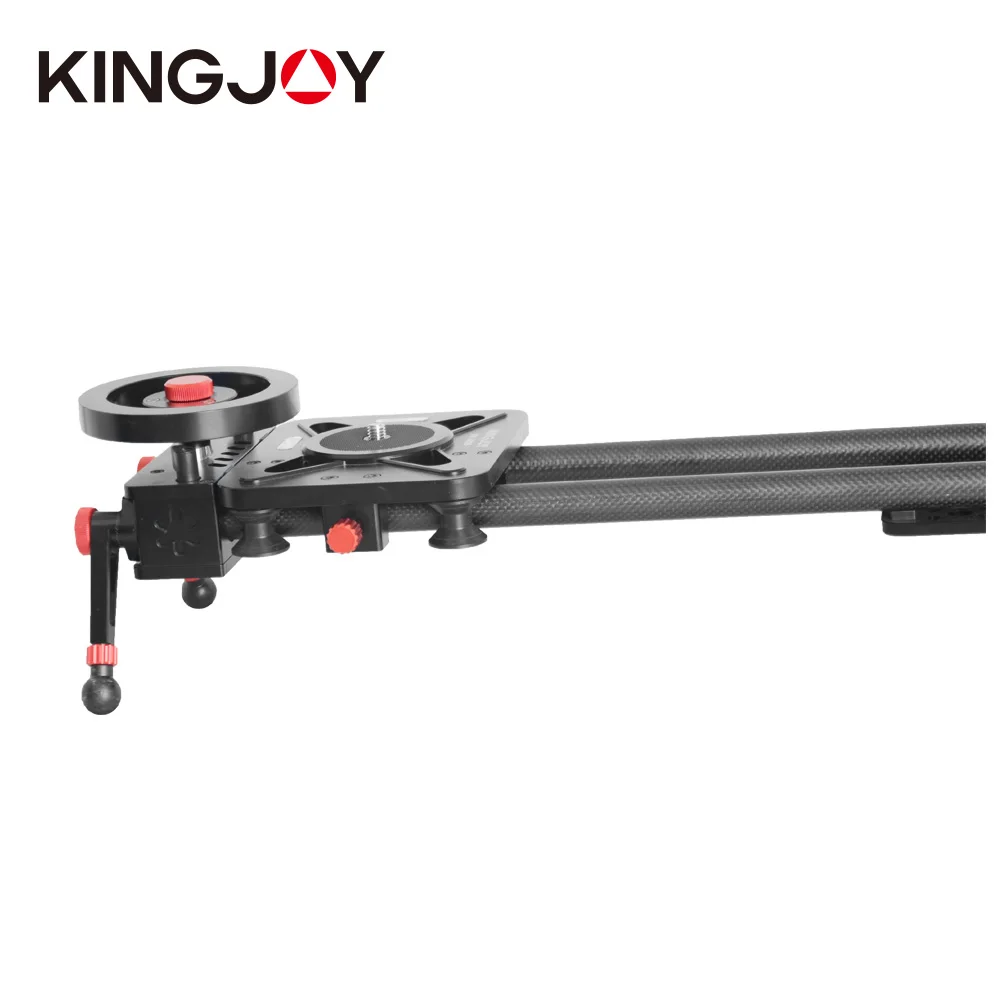 Kingjoy carbon fiber dslr video camera stabilizer rail track extended length slider VM-S80B