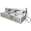 stainless steel chocolate tempering moulding melting machine/ chocolate teeming molding machine