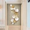 European Artificial Flower Crafts Decoration Wall Hanging Art Tree Metal Decoration For Wall Art Decoration Living Room