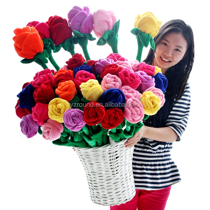 plush flowers