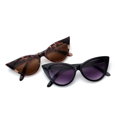 

Fashion retro sunglasses 2018, cat eye sunglasses bulk buy from china, Gray;purple;brown