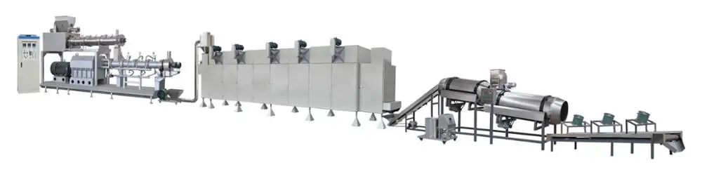 Dry Extruded Pet Food Manufacturing Equipment Making Machine 