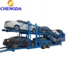 SUV cars transport two floors 2 axles semi trailer