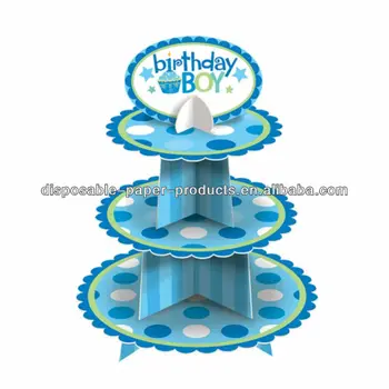 Blue Number One 1st Birthday Boy Party Tableware Decorations