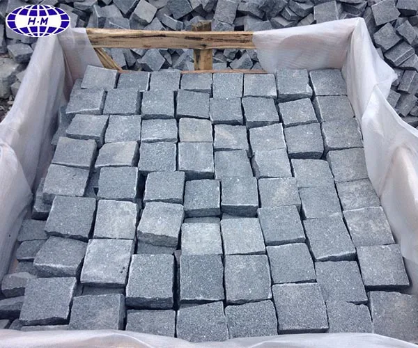 
natural stone G654 grey paving block design  (228118556)
