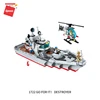 Qman Military sniper ship building blocks Carrier missile model toys Strike Fighters for kids toy