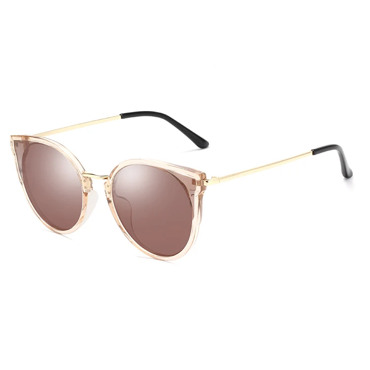 

cat eye sun glasses women 2019 fashion plastic frame sunglasses