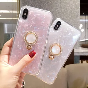 Marble Phone Case Pop Socket Holder iPhone 6 to Max