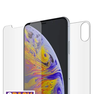 Front and Back Tempered Glass Screen Protector for iPhone XS XR XS MAX