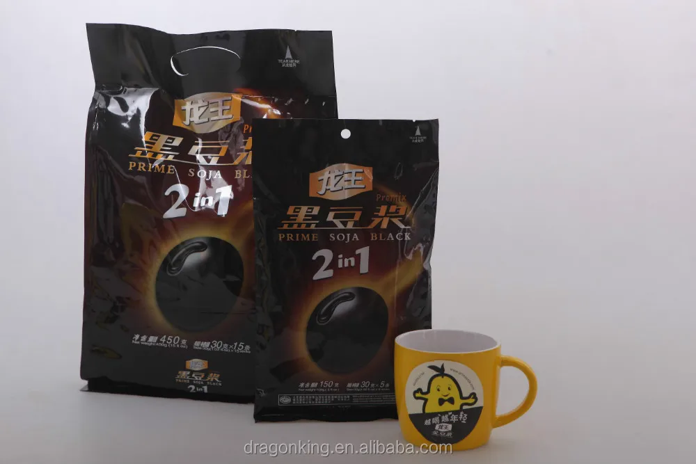 
black soya milk powder sweet Halal food with BCS and HACCP 