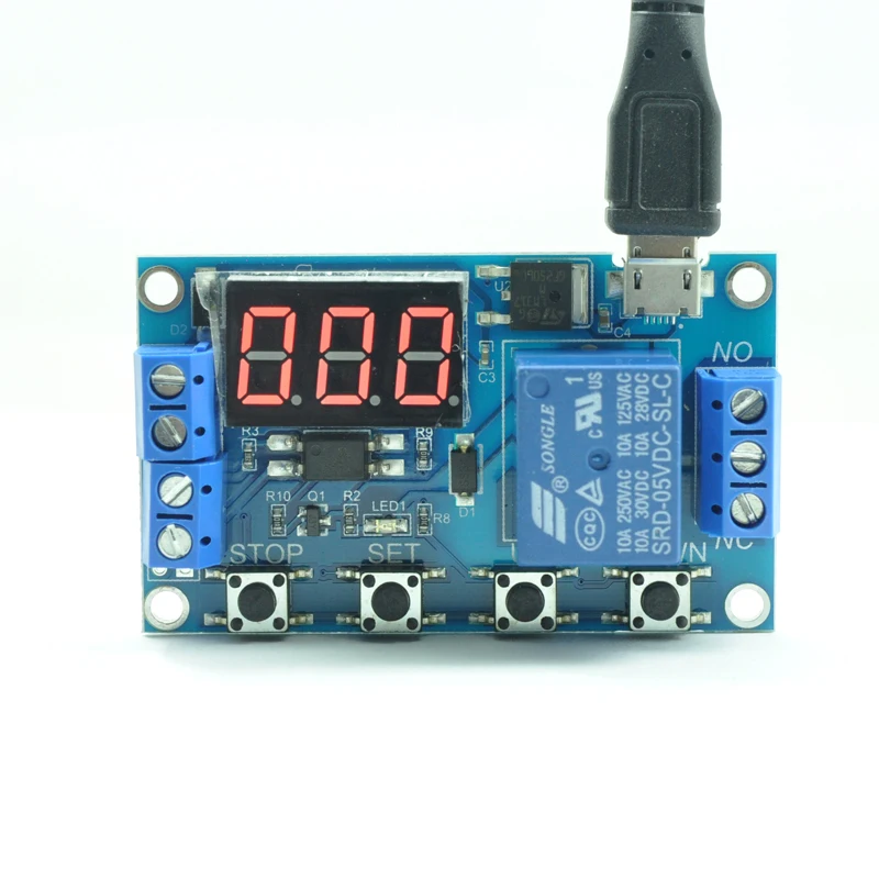 12v delay switch timing relay module electronic circuit switch cycle trigger delay disconnect power