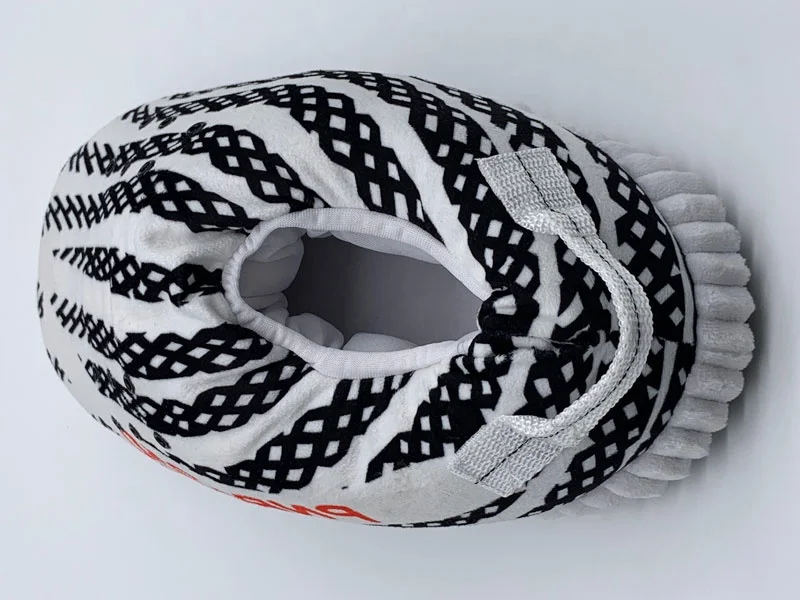 Plush Sneaker Slipper Stuffed Puffy Multiuse Indoor Outdoor Bathroom Funny Sneaker Slippers Toy 