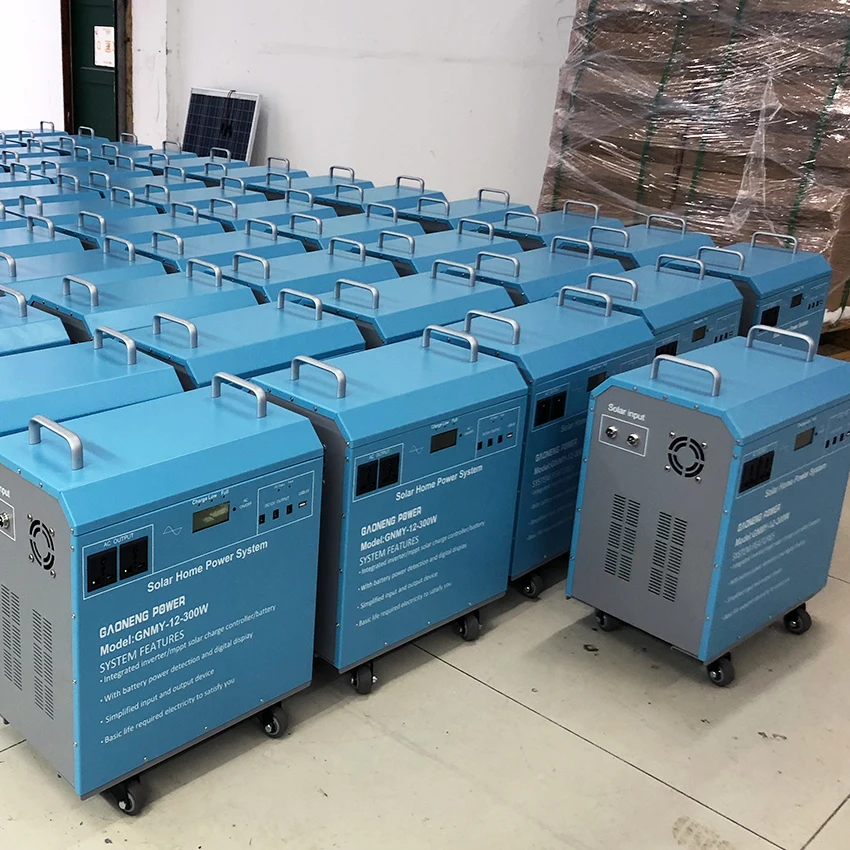 
220V 300W 65ah solar home generator all in one system 