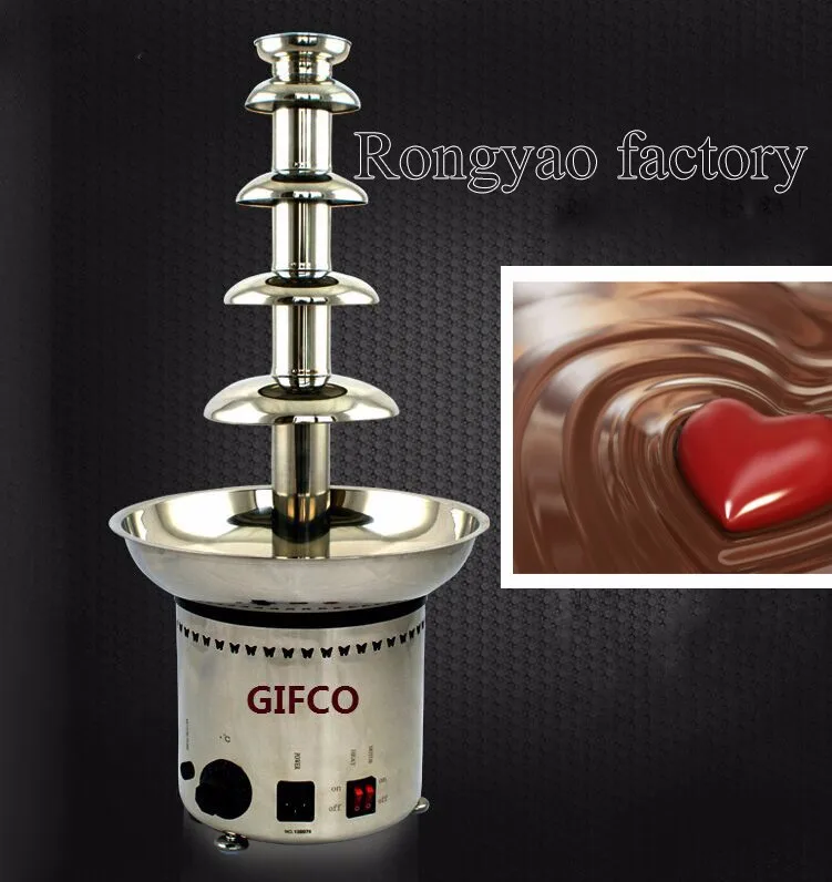 5-Layers Stainless Steel Chocolates Fountain Machine 5 Chocolates Fountain For Hotel