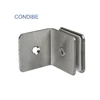 Condibe-1079 bathroom stainless steel single wall to glass door hinge spring