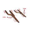 CE Certification and Red copper Material pipe branch tee fitting