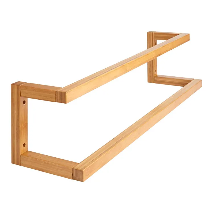 Bambus Bad Handtuch Halter Wand Handtuch Halter - Buy Handtuch Schiene