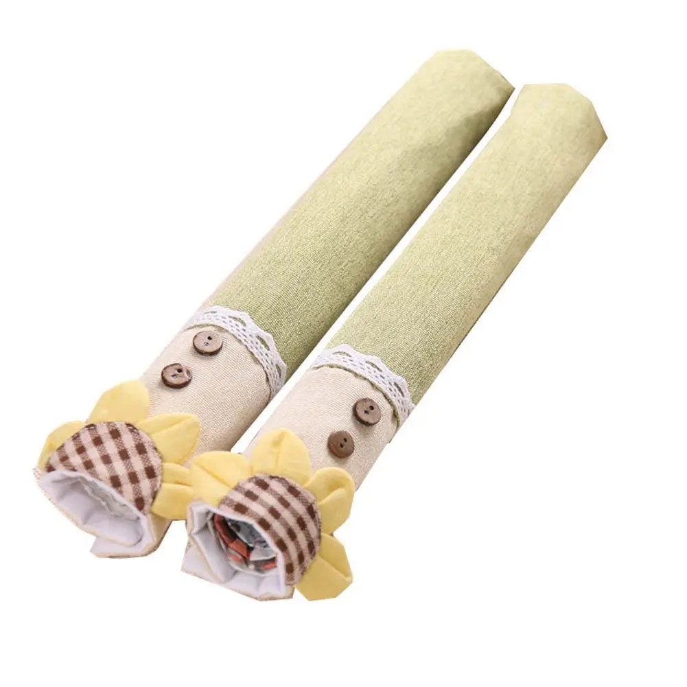 FANCY PUMPKIN Thick Cloth Refrigerator Antiskid Door Handle Cover Kitchen Appliance Decor Handles Protector, 01