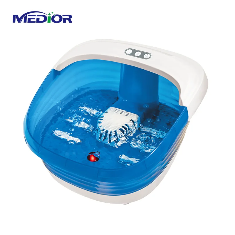 Medior Electric Heating Foot Bath Massage Roller Pedicure Foot Bubbles