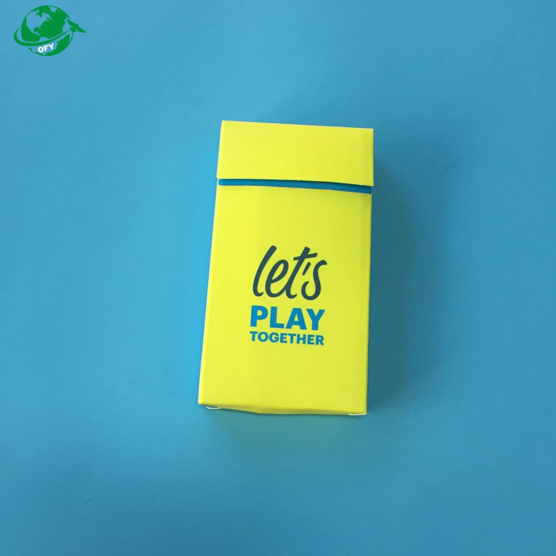 纸一次性空烟盒定制客户的标志