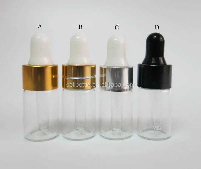 Mini 3ml Pipette Dropper Bottles Dropper Glass Vials Small Empty ...