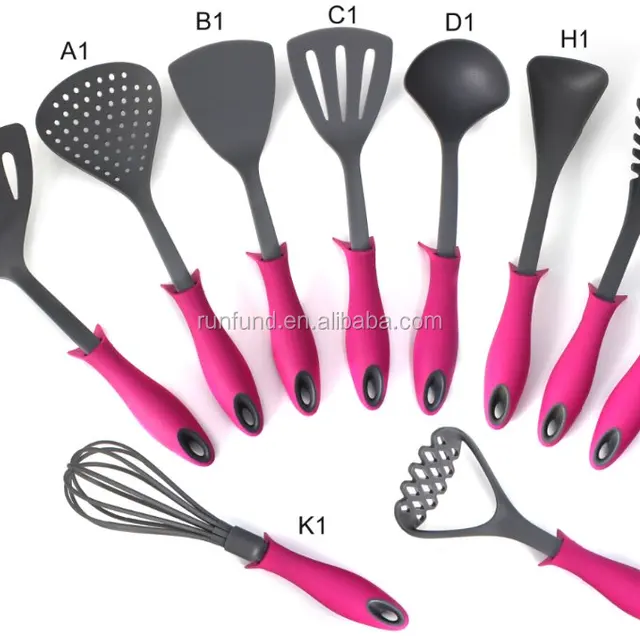 Kitchen Utensils Cooking Set Includes Non-stick Cookware Gadgets