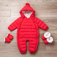 

Factory price baby clothes girl newborn pajamas duck feather baby snow suits