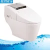 Floor mounted self-cleaning automatic open toilet seat