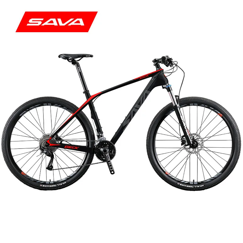 

SAVA NEW ARRIVAL 27 speed MTB carbono bicicletas 26/27.5/29 INCH carbon fiber mountain bike, Black grey, black red, white red